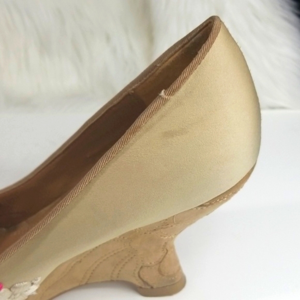 πΌSam Edelman Embroidered Wedges - Picture 8 of 8